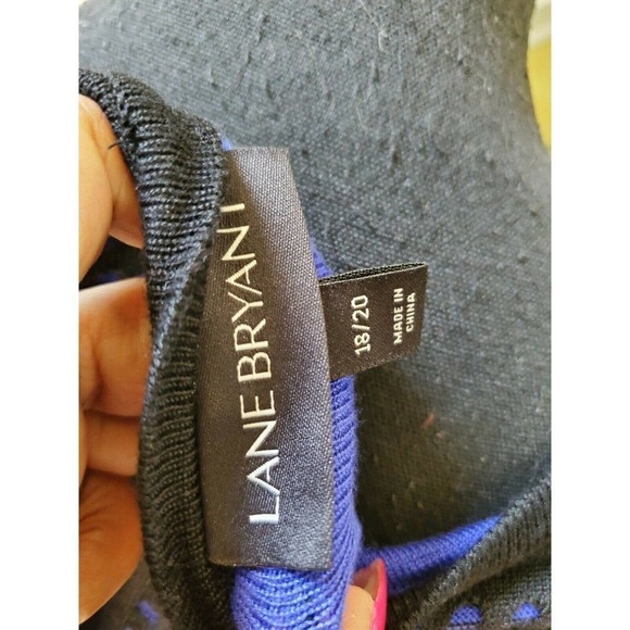 Lane Bryant Patterned Sweater Dress- Size 18/20 - Picture 8 of 11